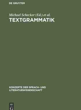 【预订】Textgrammatik 9783484220164