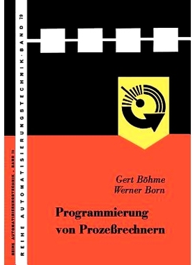 预订 Programmierung von Prozeßrechnern: 9783663008088