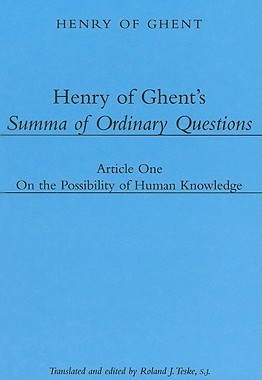 【预订】Henry of Ghent’s Summa of Ordinary Questions 9781587313592