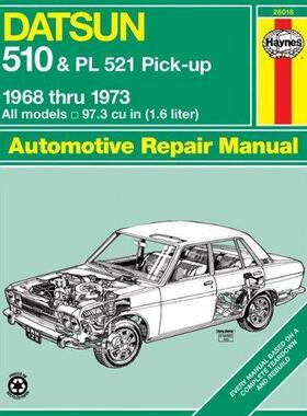 [预订]Datsun 510 & PL 521 Pick-ups (68-73) Haynes  Manual 9780856961236