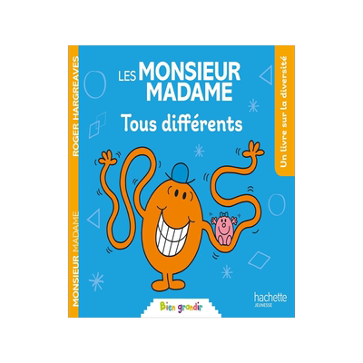 现货 奇先生妙小姐不一样 儿童启蒙绘本 情绪情商管理 法语原版 Tous différents Les Monsieur Madame