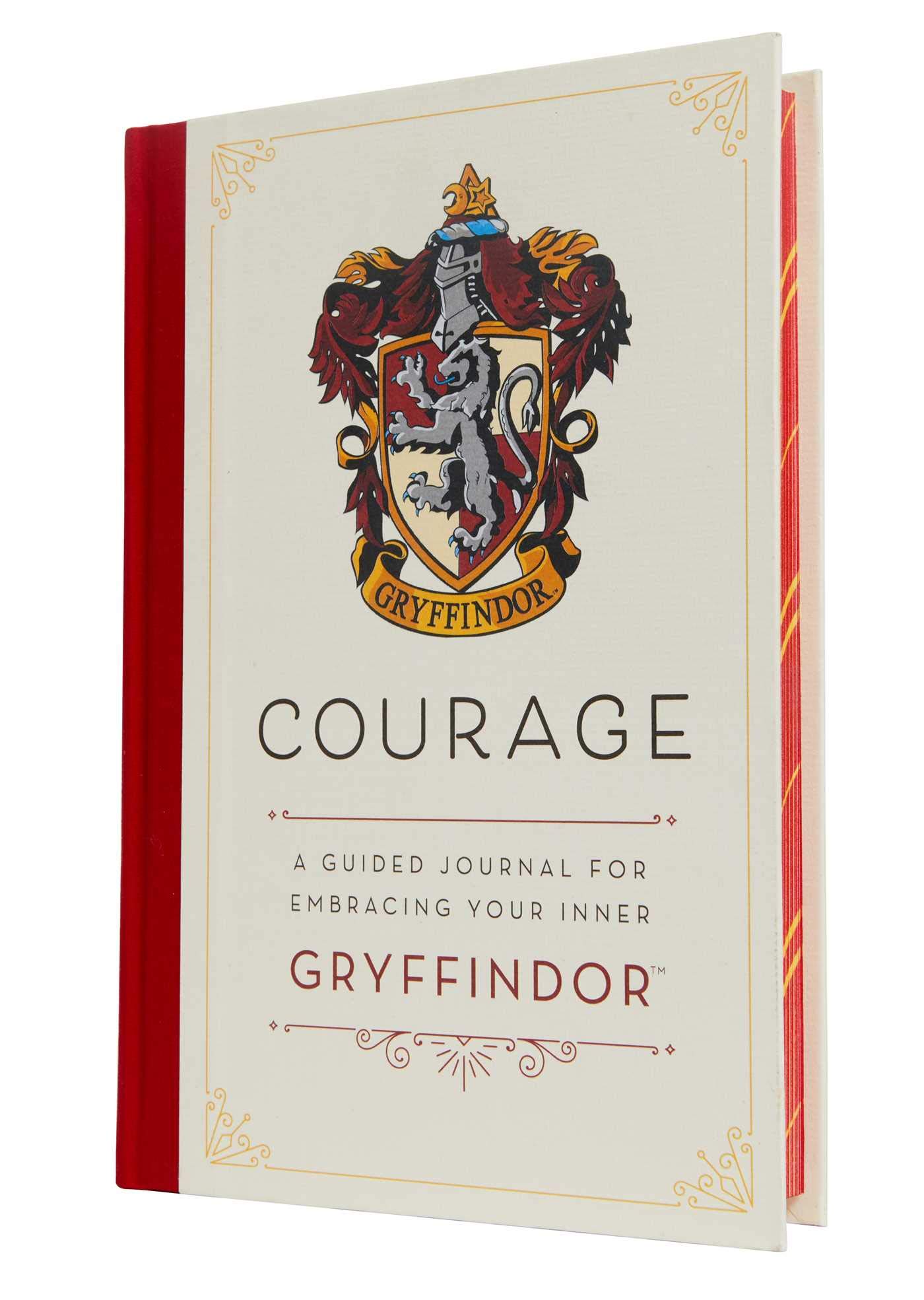 英文原版 哈利波特：勇气 格兰芬多笔记本 周边 Harry Potter: Courage: A Guided Journal for Embracing Your Inner Gryffindor