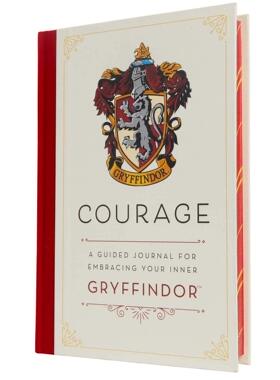英文原版 哈利波特：勇气 格兰芬多笔记本 周边 Harry Potter: Courage: A Guided Journal for Embracing Your Inner Gryffindor