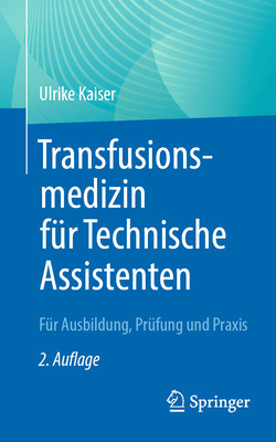 预订 Transfusionsmedizin für Technische Assistenten - 实物图