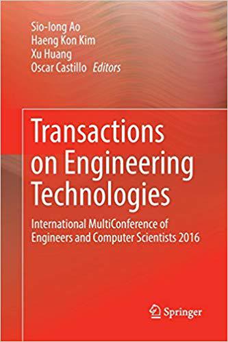 【预售】Transactions on Engineering Technologies: International Multiconference of Engineers and Computer Scientis...