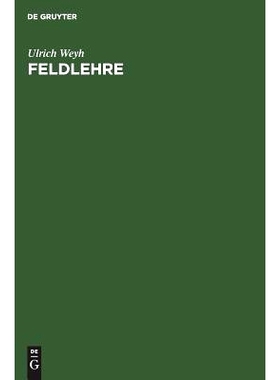 预订 Feldlehre: Die Grundlagen der Lehre vom elektrischen und magnetischen Feld: 9783486224863