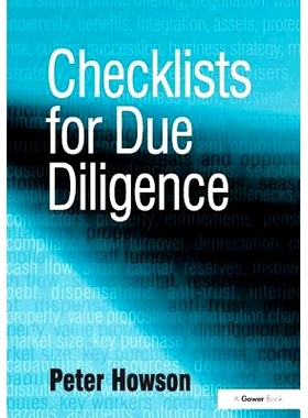 预订 Checklists for Due Diligence: 9781138414655
