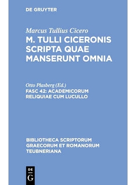 预订 Academicorum reliquiae cum Lucullo: 9783598712180