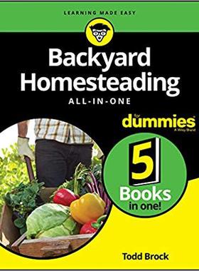 【预售】Backyard Homesteading All-in-One For Dummies