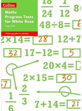 预订 Year 5/P6 Maths Progress Tests for White Rose: 9780008333560
