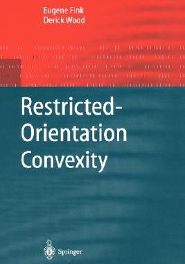 【预订】Restricted-Orientation Convexity