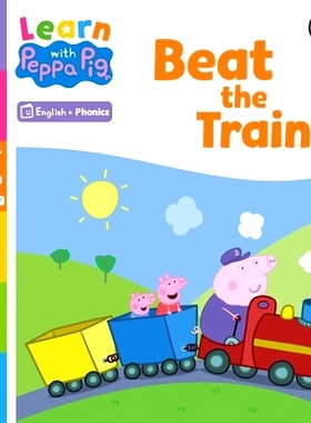 预订 Learn with Peppa Phonics Level 4 Book 7 - Beat the Train (Phonics Reader): 9780241576489