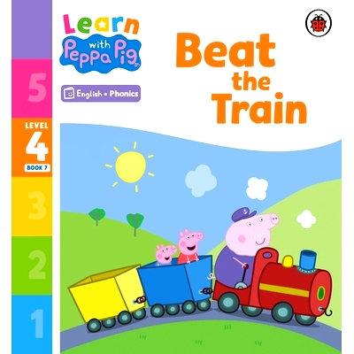 预订 Learn with Peppa Phonics Level 4 Book 7 - Beat the Train (Phonics Reader): 9780241576489