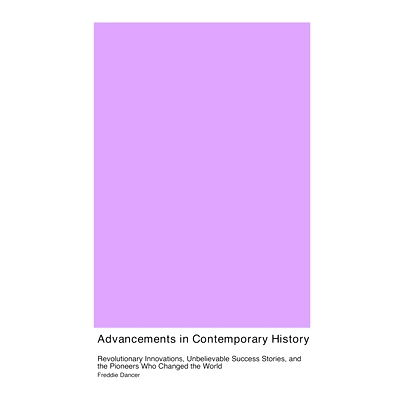 预订 Advancements in Contemporary History: 9781779611048