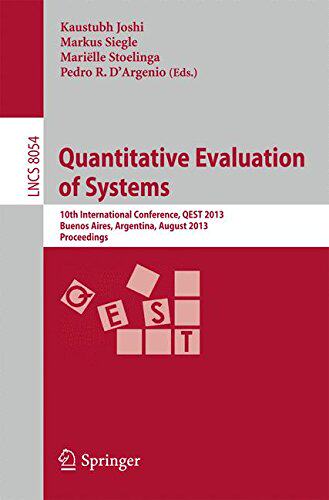 【预订】Quantitative Evaluation of Systems