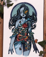 Supernatural Wonderland Comic Art 3dtotal Publishing, original English version of Art of Feefal Linnea Kikuchi thumbnail 4