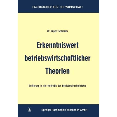Einführung in die Methodik der Betriebs
