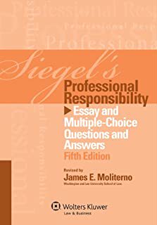 【预订】Siegel’s Professional Responsibility