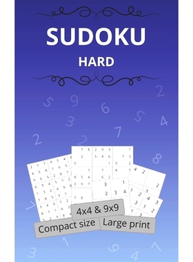 预订 Sudoku Hard: A Book With More Than 150 Sudoku Puzzles from Medium Hard to Hard for Teens, Adults, and Seniors Maily