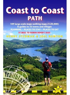 预订 Coast to Coast Path: British Walking Guide: - St Bees to Robin Hood’s Bay Includes 109 Large-Scale Walking Maps (1