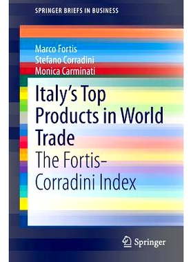 预订 Italy’s Top Products in World Trade: The Fortis-Corradini Index 意大利的世界贸易热门产品：富通 - 科拉迪尼指数: 978