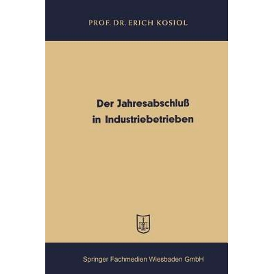 预订 Der Jahresabschluß in Industriebetrieben: 9783663127000