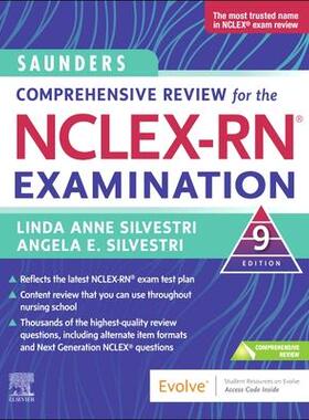 现货 Saunders Comprehensive Review for the Nclex-Rn(r) ExaminationSaunders 对 NCLEX-RN* 考试的全面审查: 9780323795302
