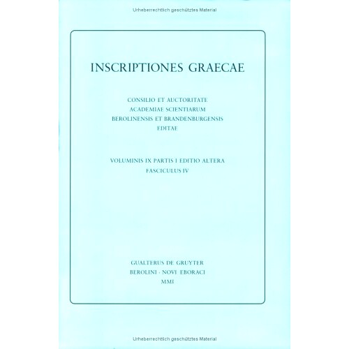 预订 Inscriptiones insularum maris Ionii: 9783110174113