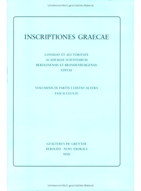 预订 Inscriptiones insularum maris Ionii: 9783110174113