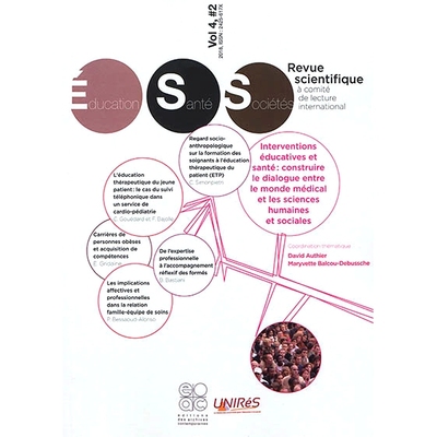预订 Revue éducation, santé, sociétés, n° 4-2. Interventions éducatives et santé : construire le dialogue entre l