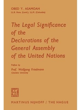 预订 The Legal Significance of the Declarations of the General Assembly of the United Nations: 9789401186858