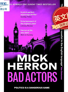 现货 流人8 坏演员 Mick Herron 间谍小说 Gary Oldman 剧集原著 英文原版 Bad Actors Slough House Thriller 8