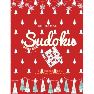 200 For 9X9 Adults That Puzzle Range 預(yù)訂 beginner Difficulty From Sudoku advanced Christmas Puzzles Book