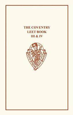 【预订】Coventry Leet Book III & IV