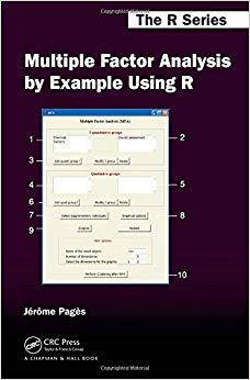 【预售】Multiple Factor Analysis by Example Using R