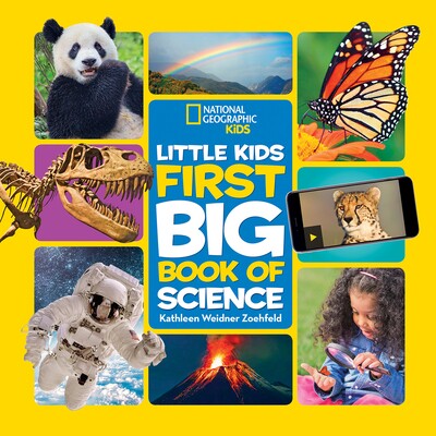 预订 小孩子*本科学大书 科学自然 美国国家地理 幼儿大书系列 英文 Little Kids First Big Book of Science (National Geographi
