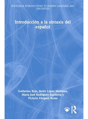 预订 Introducción a la sintaxis del español: 9781032440552