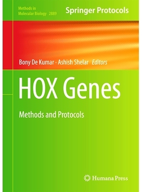 预订 HOX Genes: Methods and Protocols 同源基因：方法与协议: 9781071643211