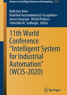 【预订】11th World Conference “Intelligent System for Industrial Automation” (WCIS-2020)