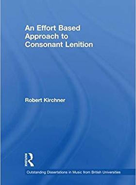 【预售】An Effort Based Approach to Consonant Lenition