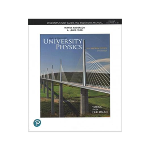[预订]Student Study Guide and Solutions Manual for University Physics, Volume 1 (Chapters 1-20) 9780135216958