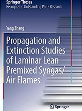 【预售】Propagation and Extinction Studies of Laminar Lean Premixed Syngas/Air Flames