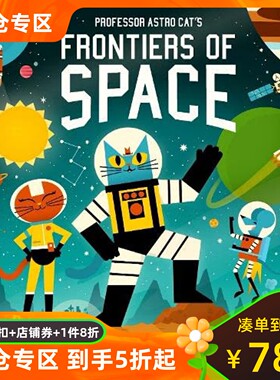现货英文原版 太空猫：星际穿越 2022新版 精装科普绘本 Professor Astro Cat's Frontiers of Space