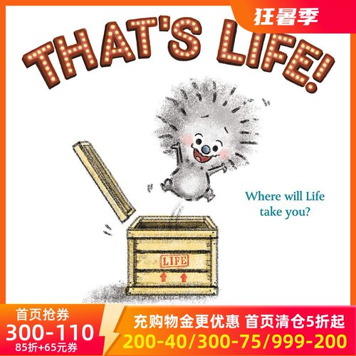 英文原版 这就是人生 Cori Doerrfeld 插画 That's Life! 精装绘本 The Rabbit Listened作者