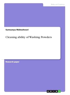 预订 Cleaning ability of Washing Powders: 9783668351516