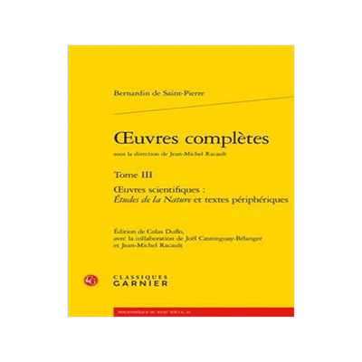 [预订]Oeuvres complètes, Vol. 3. Oeuvres scientifiques : Etudes de la nature et textes périphériques 9782406087793