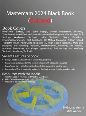 预订 Mastercam 2024 Black Book: Colored