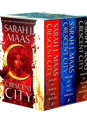 预订 Crescent City Hardcover Box Set 新月城精装盒装: 9781526670922