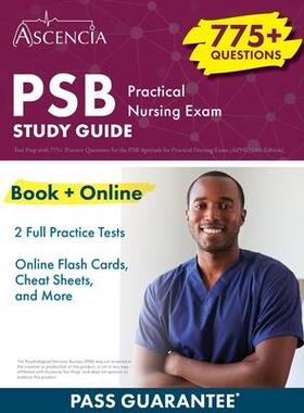 [预订]PSB Practical Nursing Exam Study Guide: Test Prep with 775+ Practice Questions for the PSB Aptitude  9781637982495