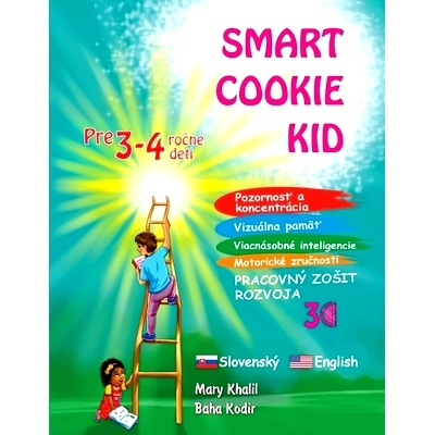 预订 Smart Cookie Kid pre 3-4 ročné deti Pozornosť a koncentrácia Vizuálna pamäť Viacnásobné inteli